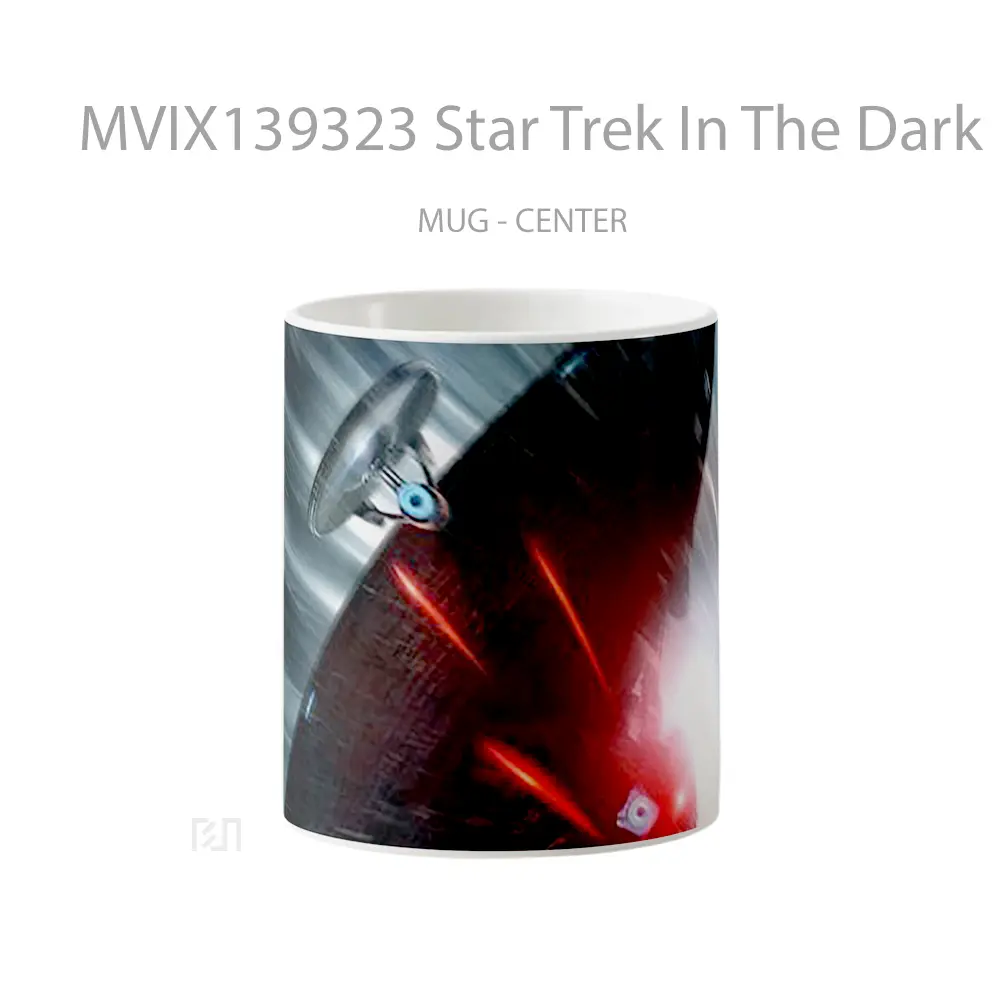 Mug Star Trek In The Dark Gelas Astronomi