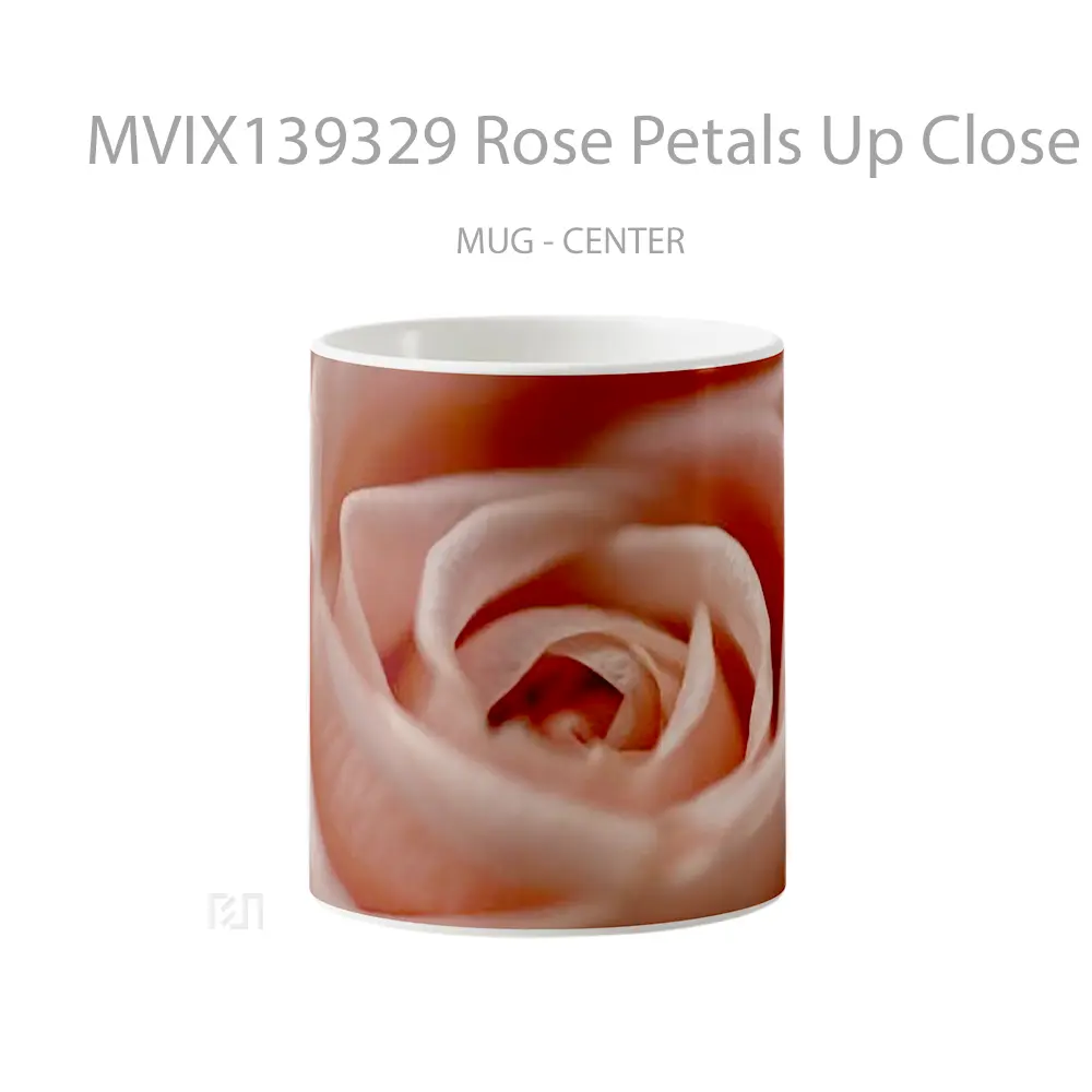 Mug Rose Petals Up Close V1 Gelas Keramik Unik
