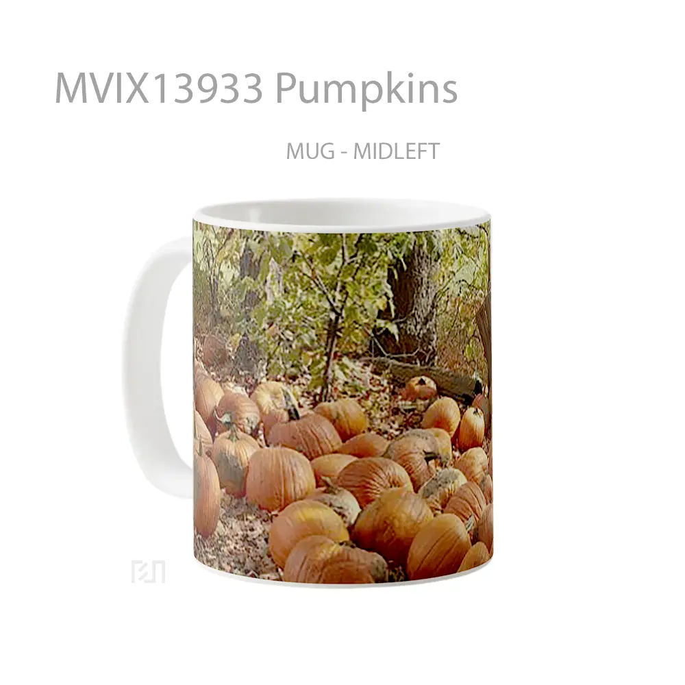 Mug Pumpkins Gelas Keramik Unik - All-side / Desain
