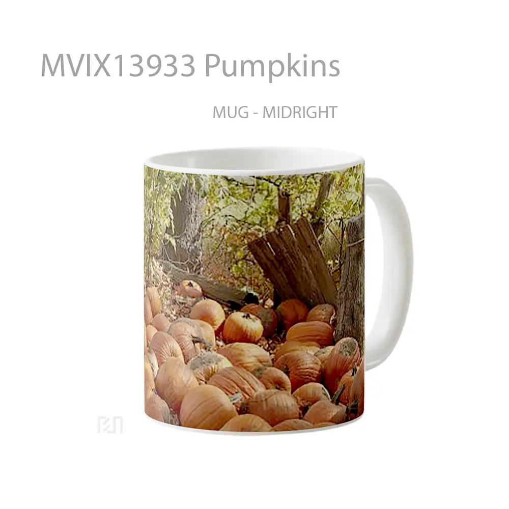 Mug Pumpkins Gelas Keramik Unik - All-side / Desain
