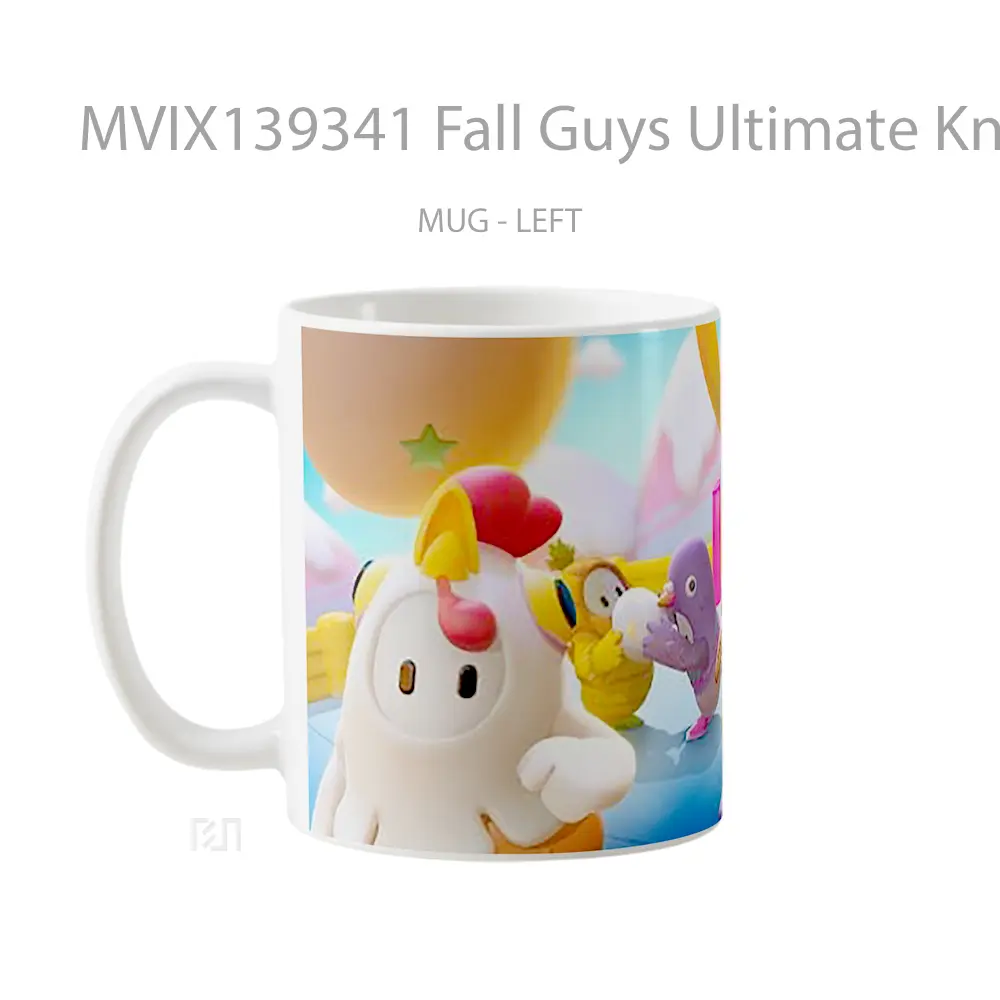 Mug Fall Guys Ultimate Knockout 2020 Gelas Keramik Unik - All-side / Desain