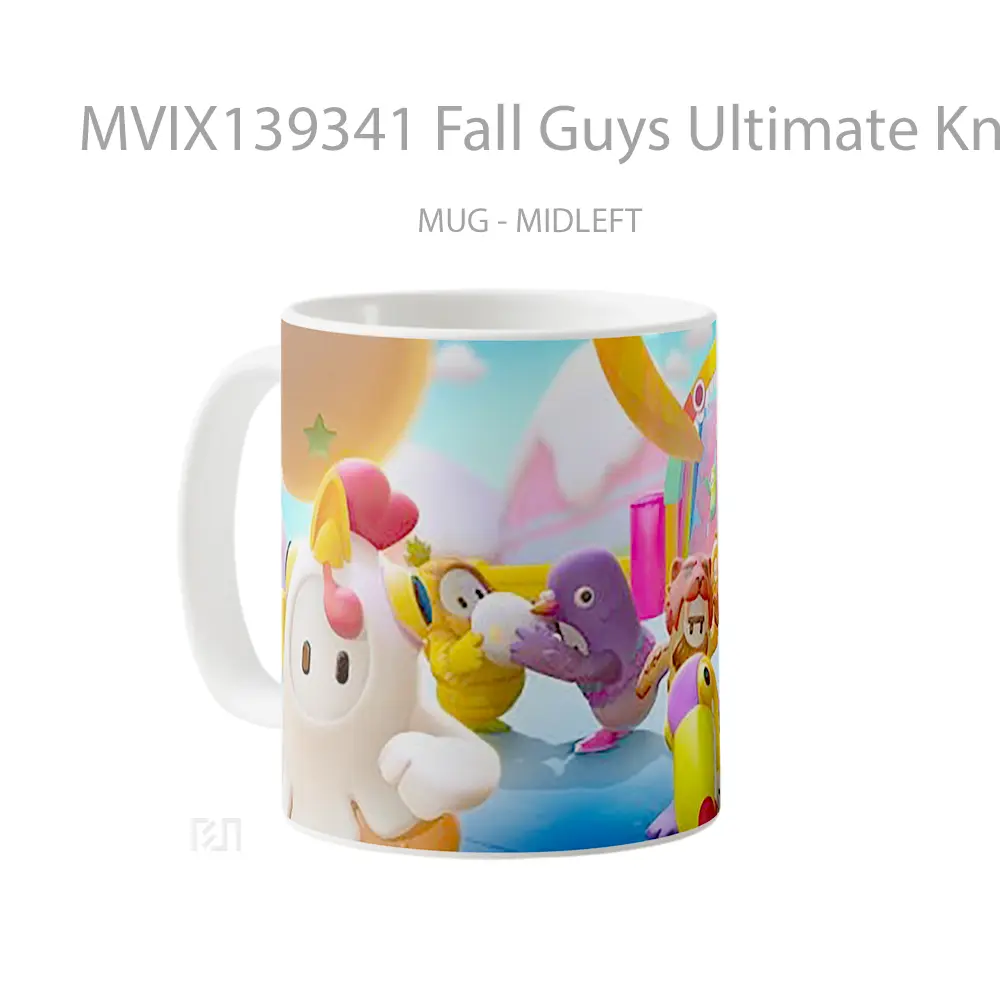 Mug Fall Guys Ultimate Knockout 2020 Gelas Keramik Unik - All-side / Desain