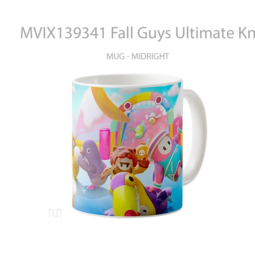 Mug Fall Guys Ultimate Knockout 2020 Gelas Keramik Unik - All-side / Desain