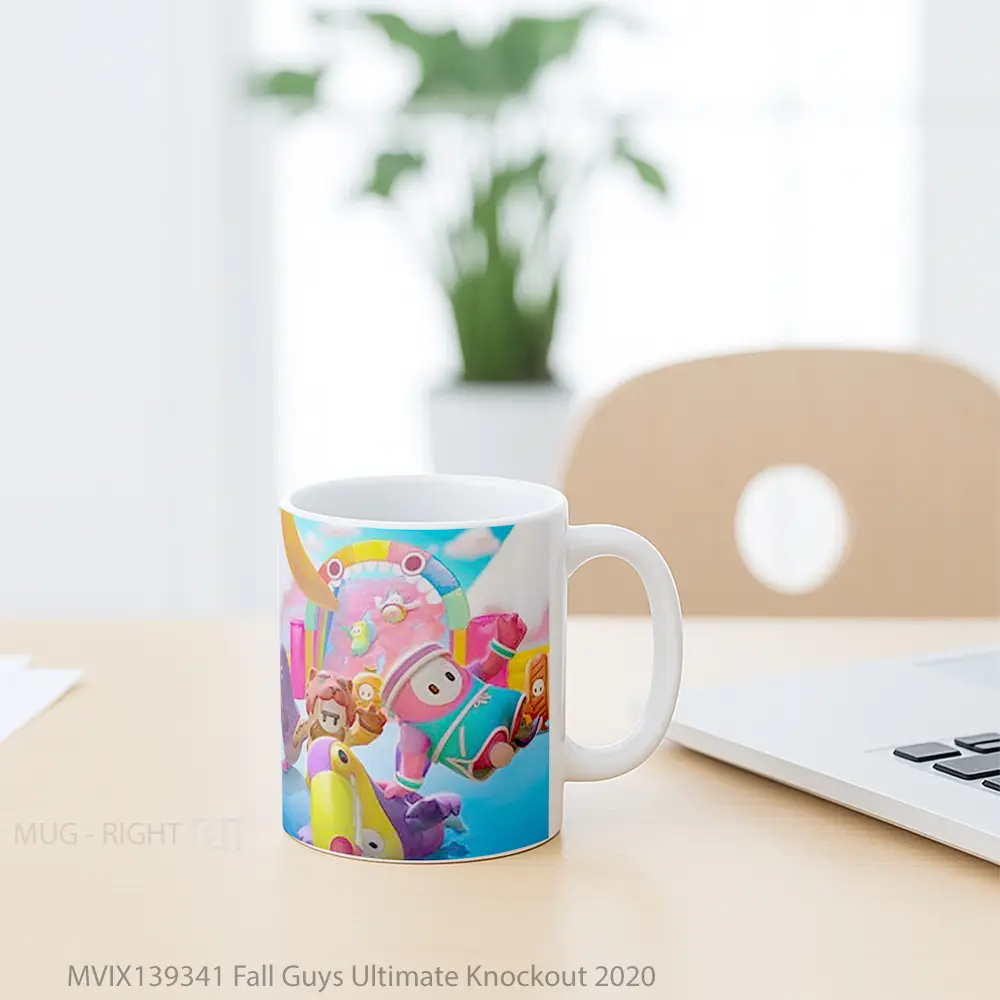 Mug Fall Guys Ultimate Knockout 2020 Gelas Keramik Unik - All-side / Desain