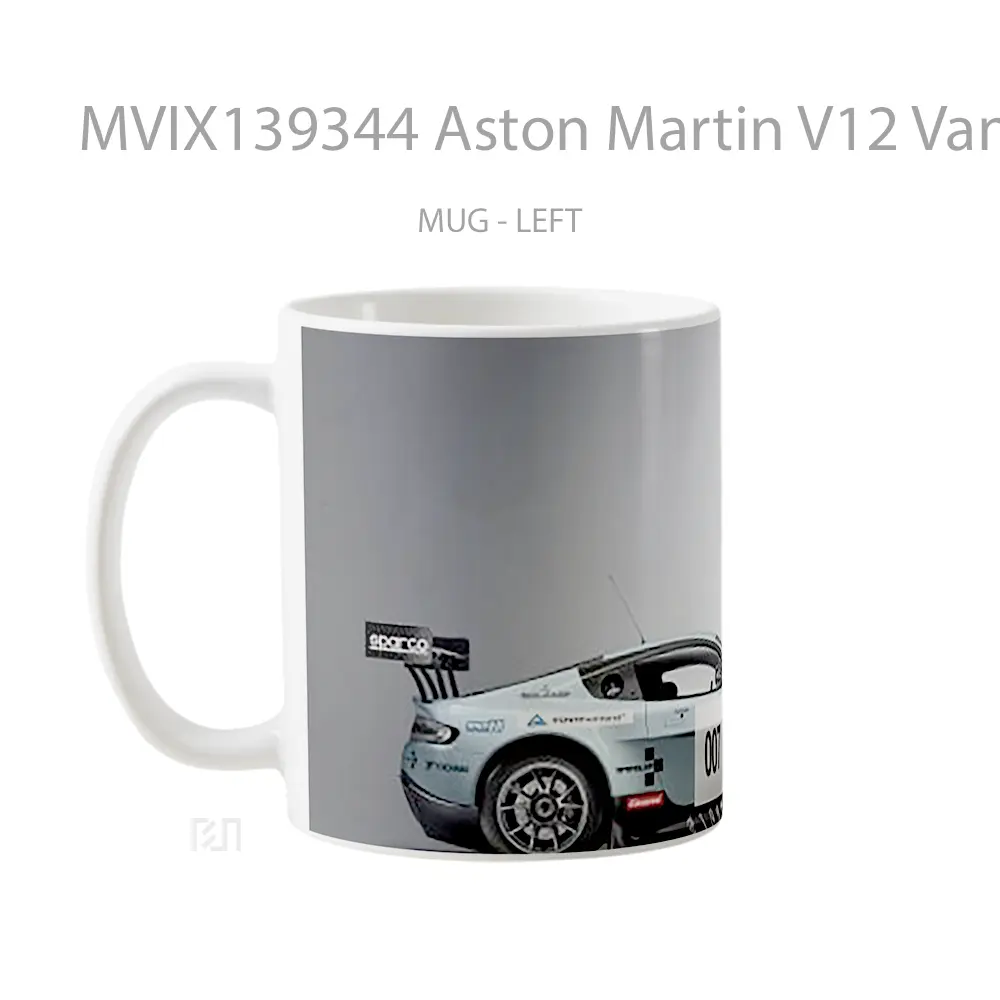 Mug Aston Martin V12 Vantage Gt3 Cangkir Mobil - All-side / Desain