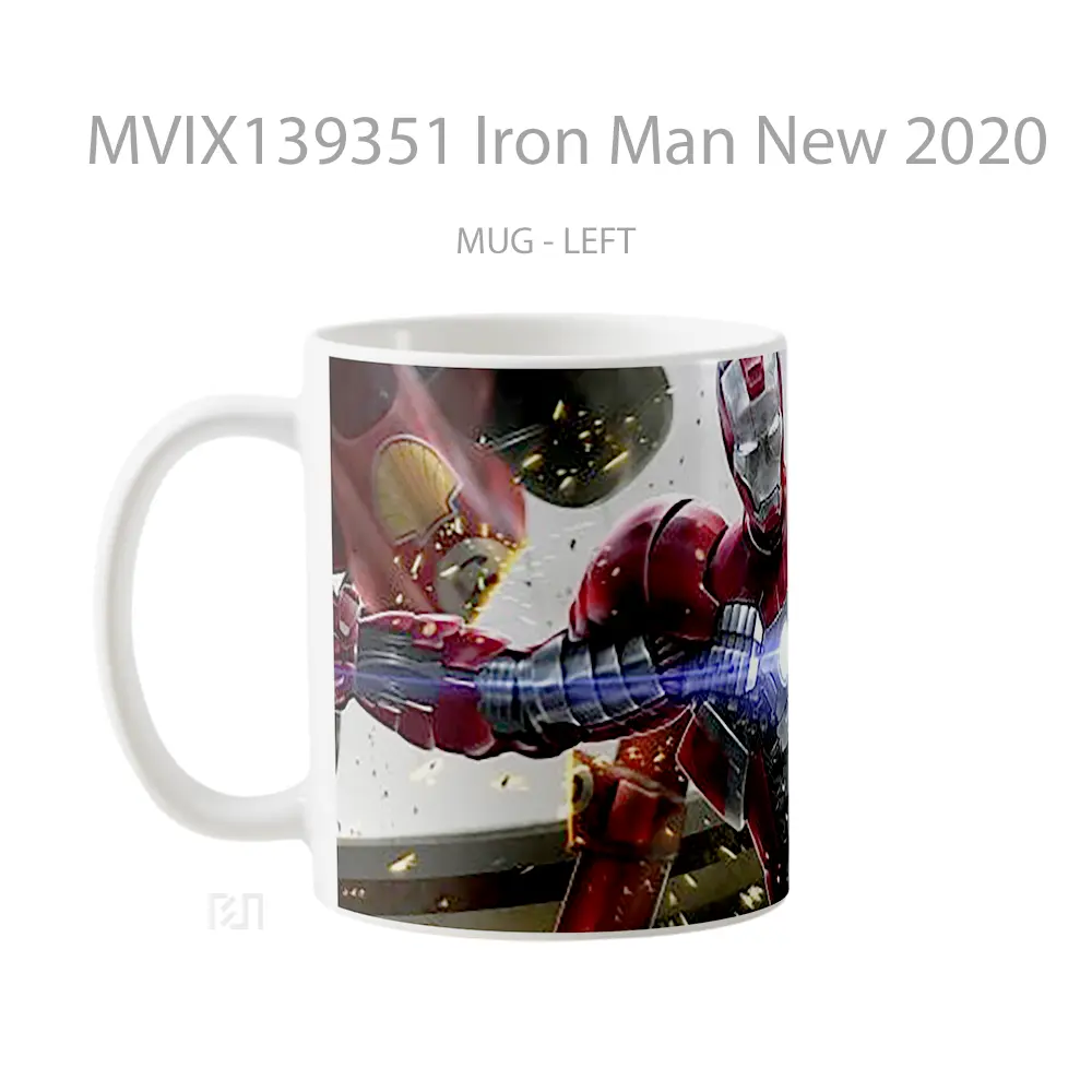 Mug Iron Man New 2020 Gelas Superhero - All-side / Desain