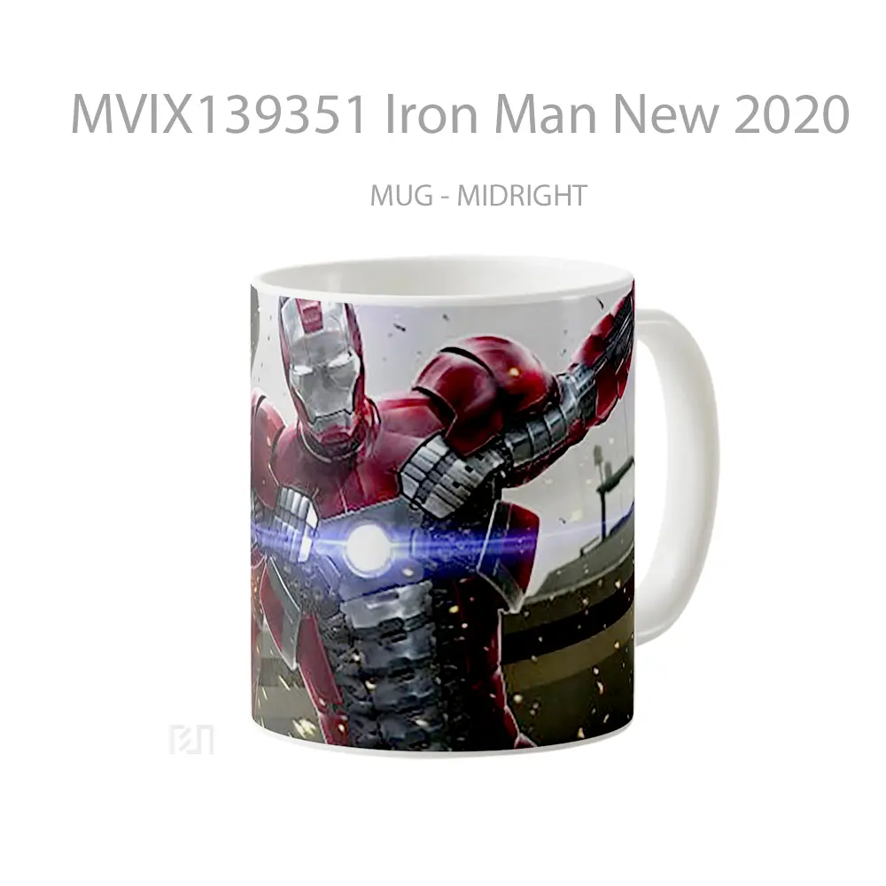 Mug Iron Man New 2020 Gelas Superhero - All-side / Desain