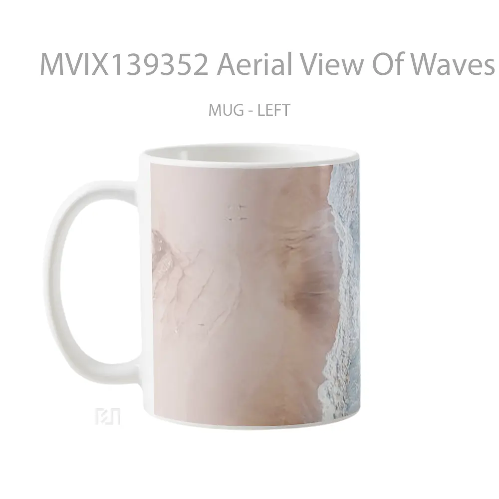 Mug Aerial View Of Waves Gelas Keramik Unik - All-side / Desain
