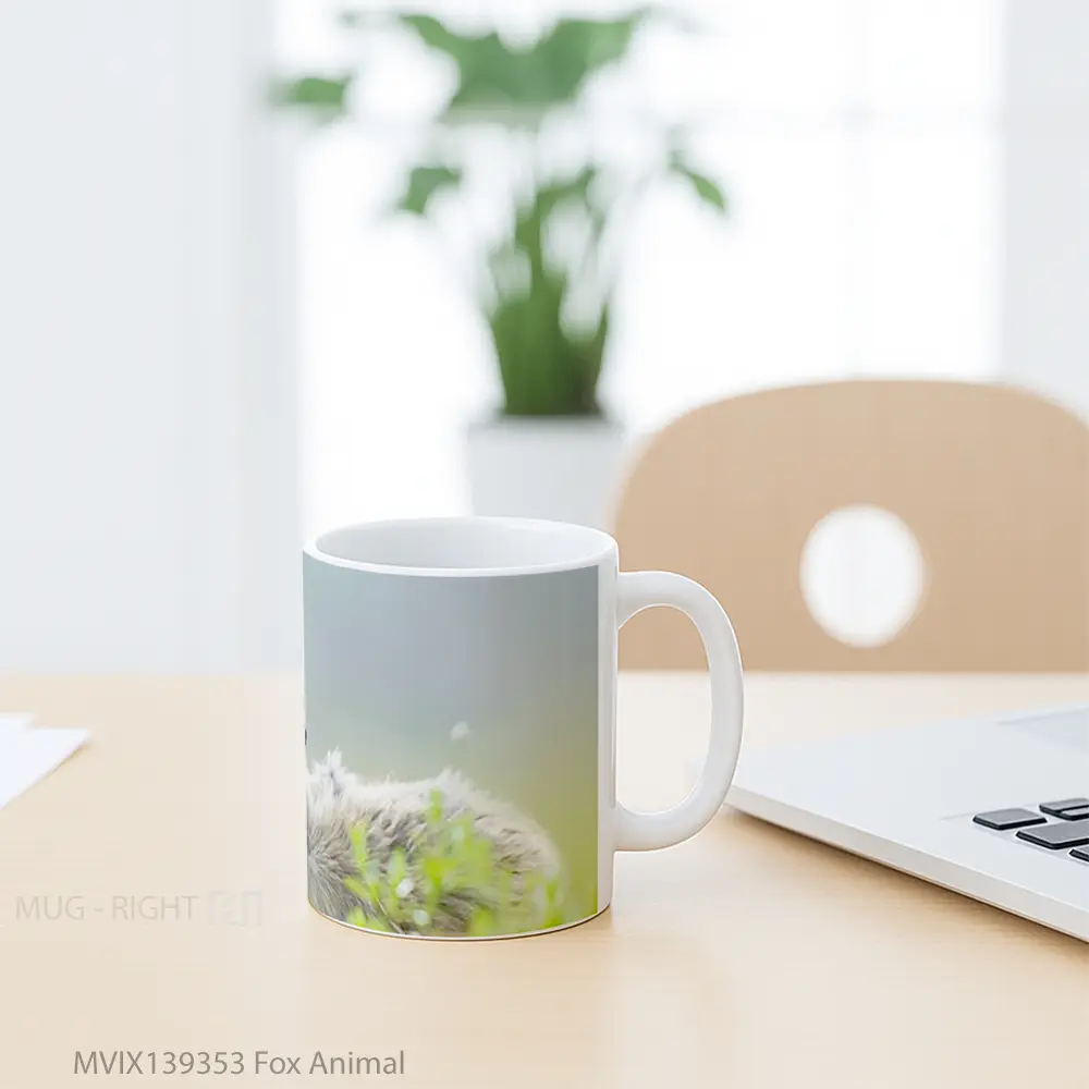 Mug Fox Animal Gelas Hewan Lucu - All-side / Desain