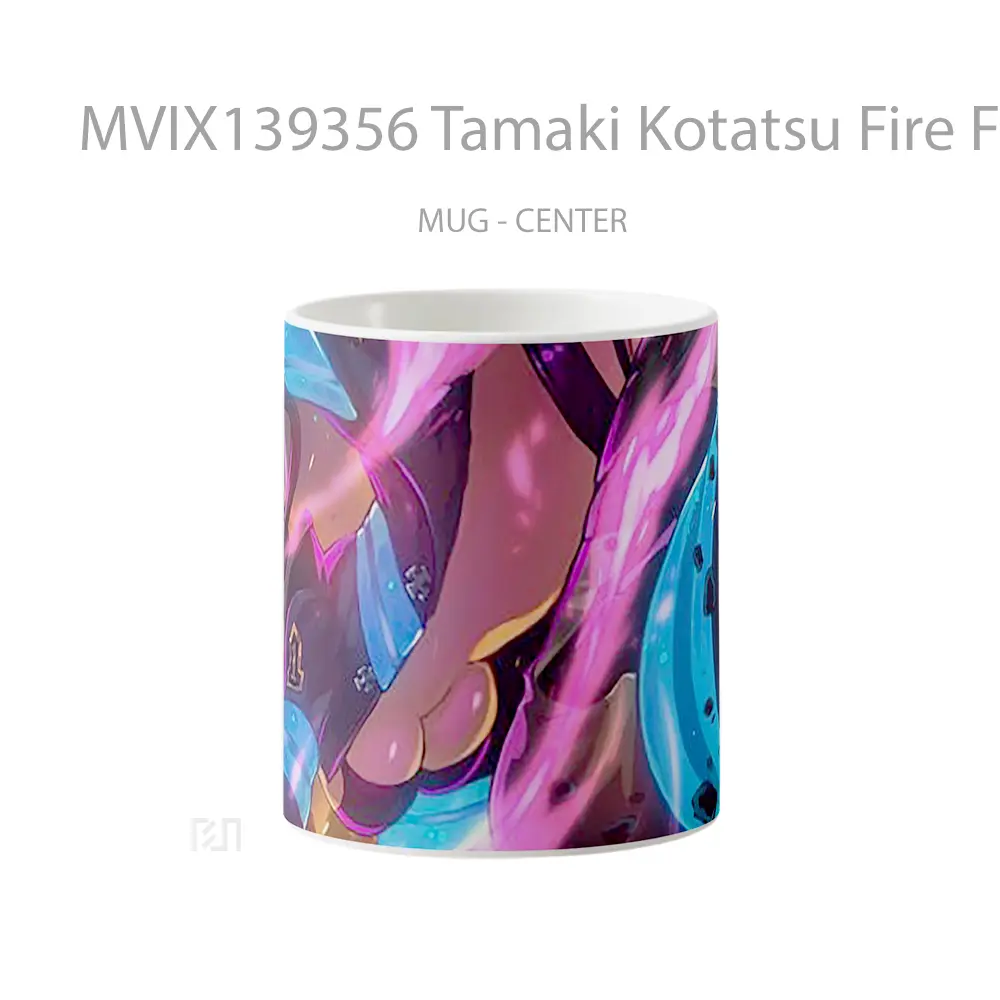 Mug Tamaki Kotatsu Fire Force Gelas Keramik Unik
