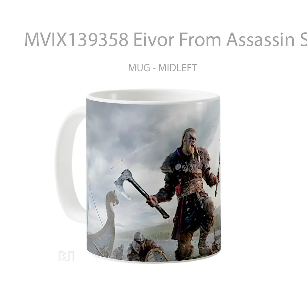 Mug Eivor From Assassin S Creed Valhalla Gelas Keramik Unik - All-side / Desain