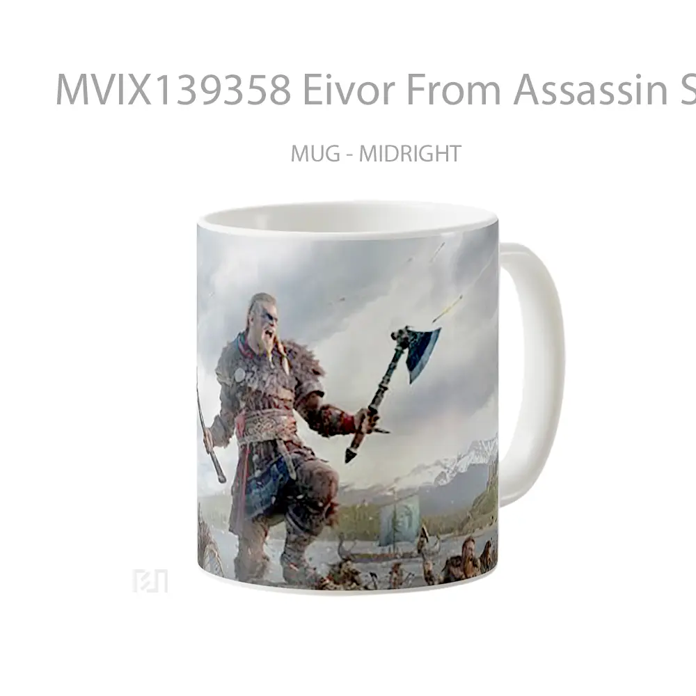 Mug Eivor From Assassin S Creed Valhalla Gelas Keramik Unik - All-side / Desain