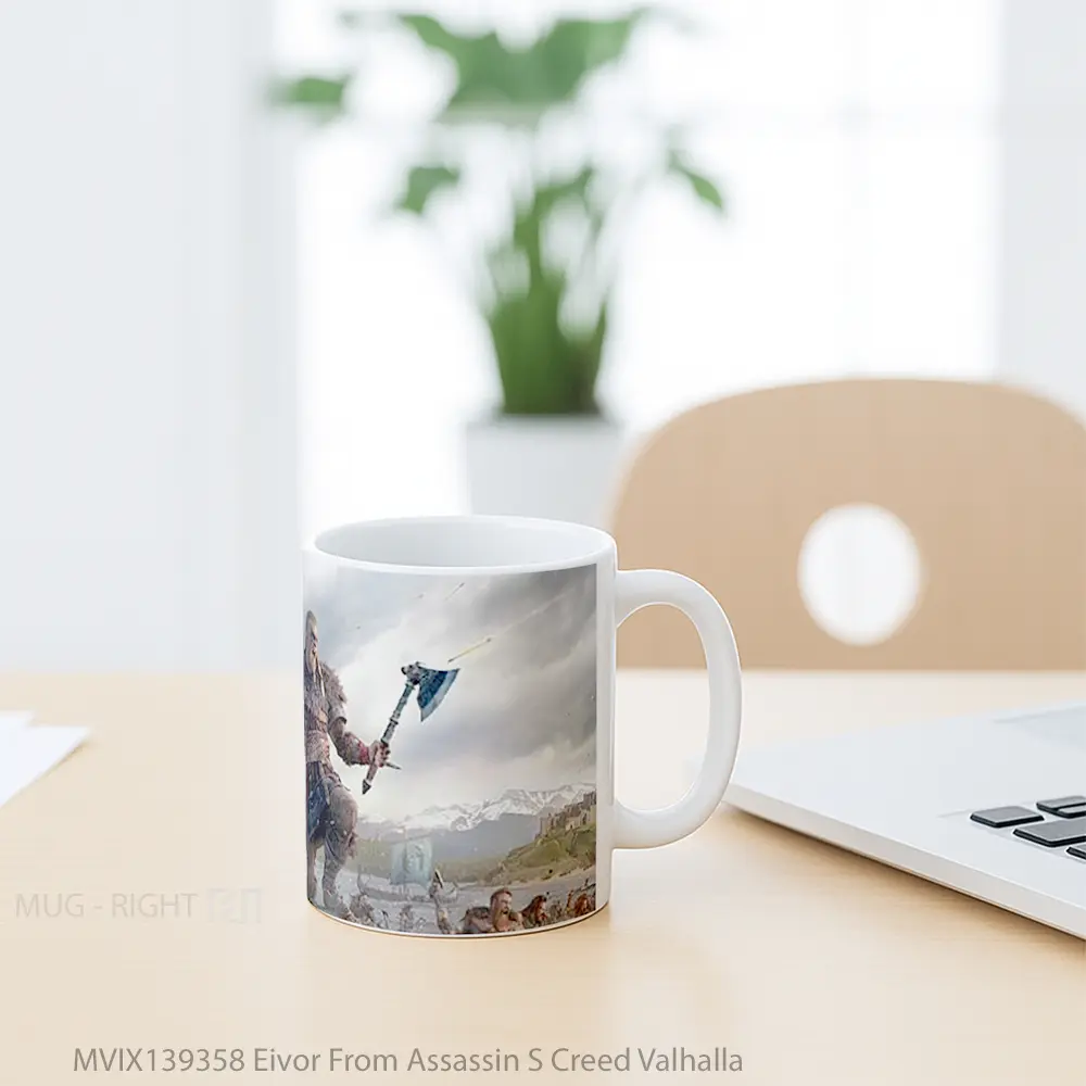 Mug Eivor From Assassin S Creed Valhalla Gelas Keramik Unik - All-side / Desain