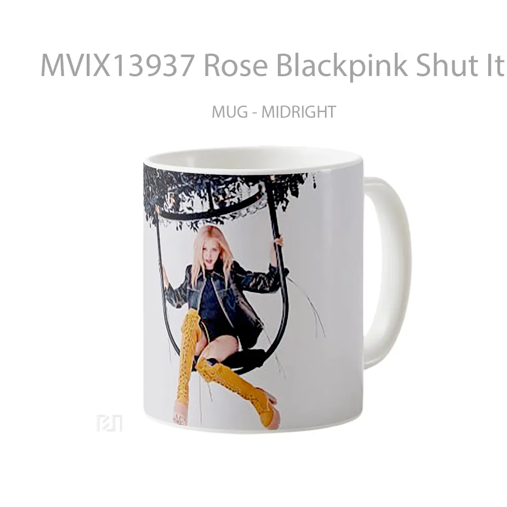 Mug Rose Blackpink Shut It Down Gelas Keramik Unik - All-side / Desain
