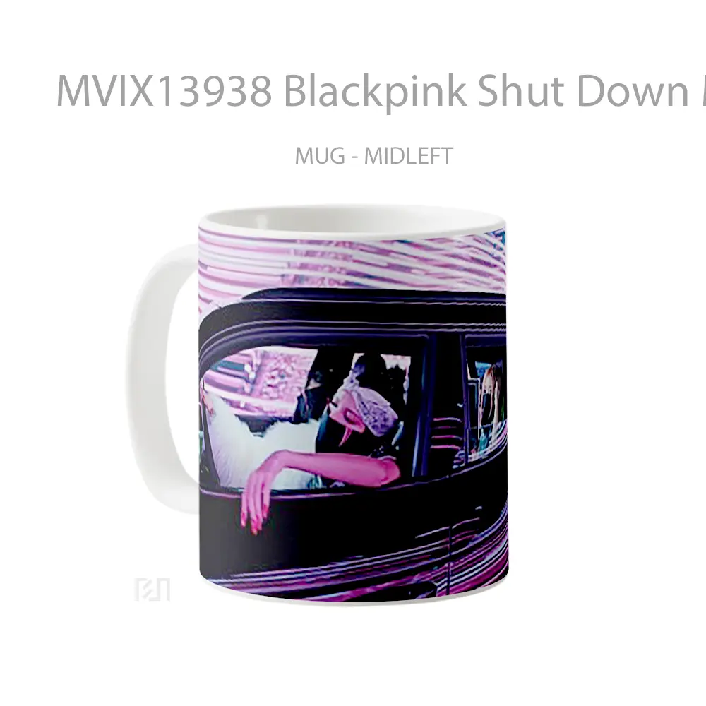 Mug Blackpink Shut Down Mv Gelas Keramik Unik - All-side / Desain