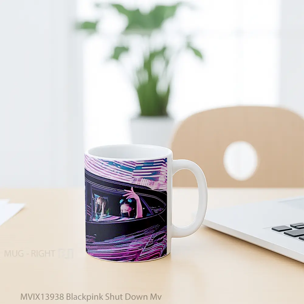 Mug Blackpink Shut Down Mv Gelas Keramik Unik - All-side / Desain