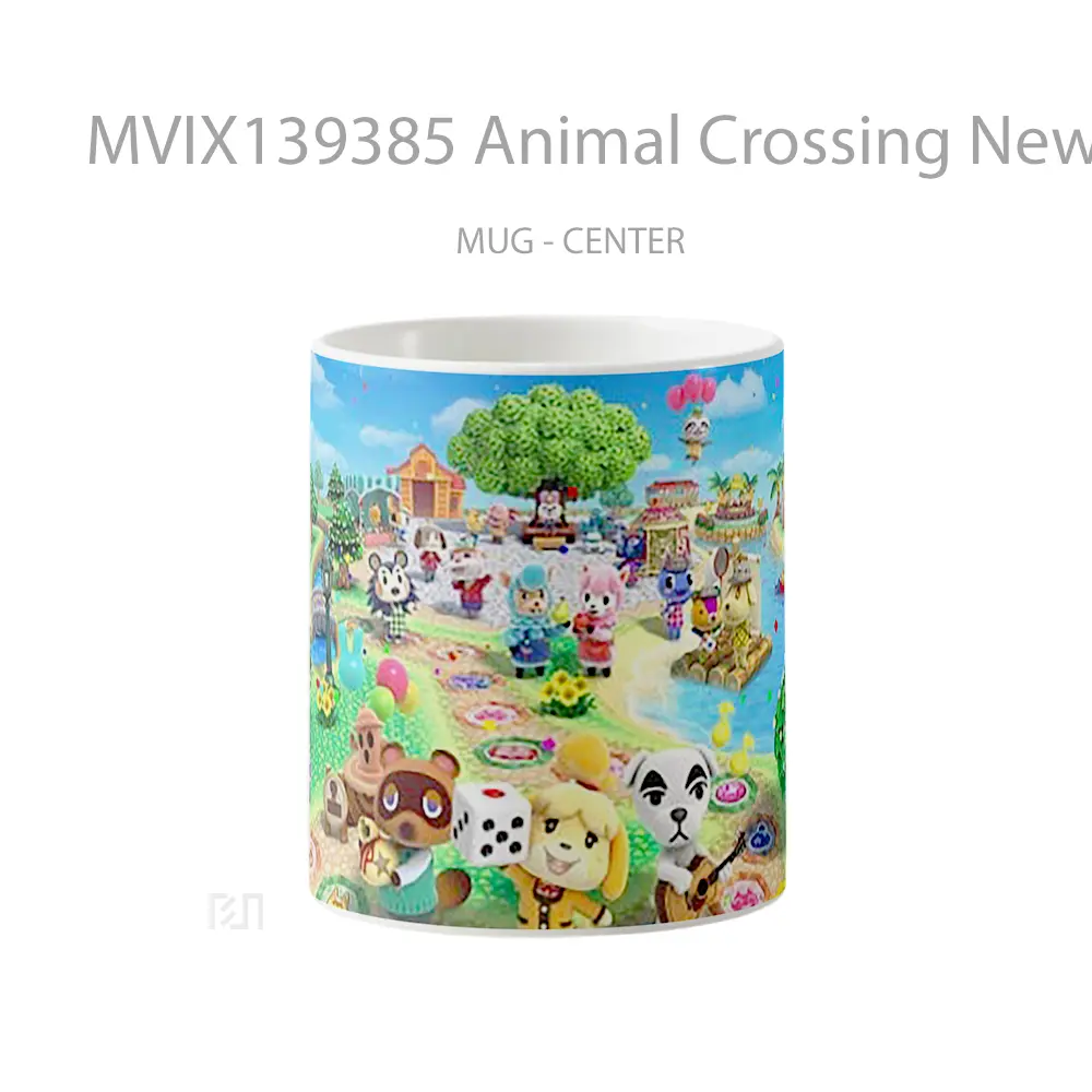 Mug Animal Crossing New Horizons V5 Gelas Hewan Lucu