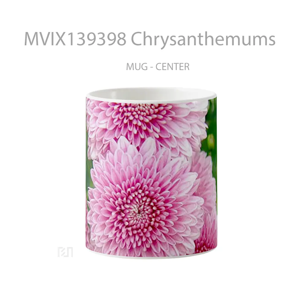 Mug Chrysanthemums Gelas Keramik Unik