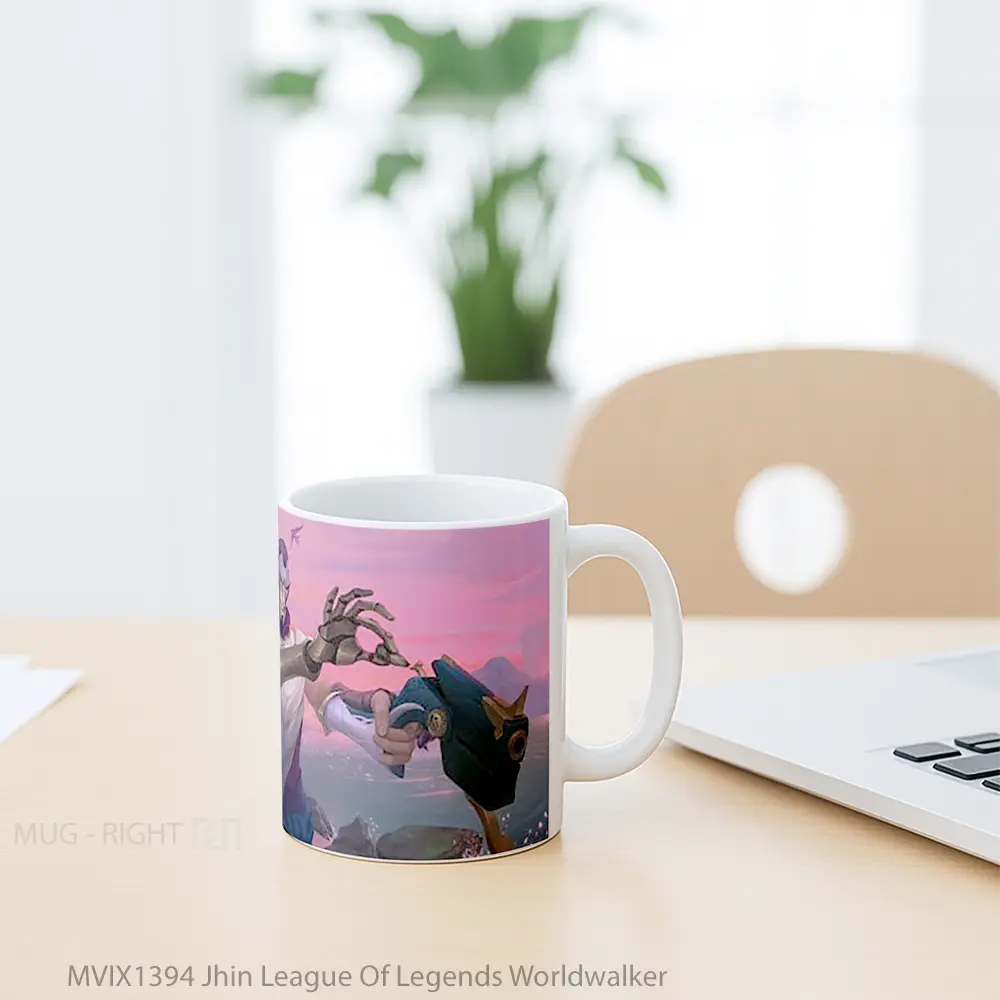Mug Jhin League Of Legends Worldwalker Cangkir Gamer - All-side / Desain