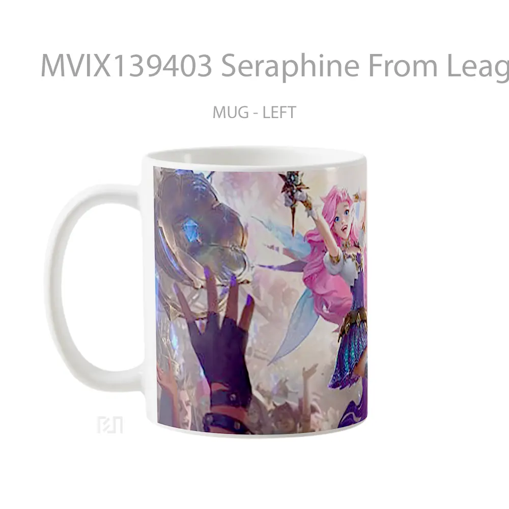 Mug Seraphine From League Of Legends Cangkir Gamer - All-side / Desain