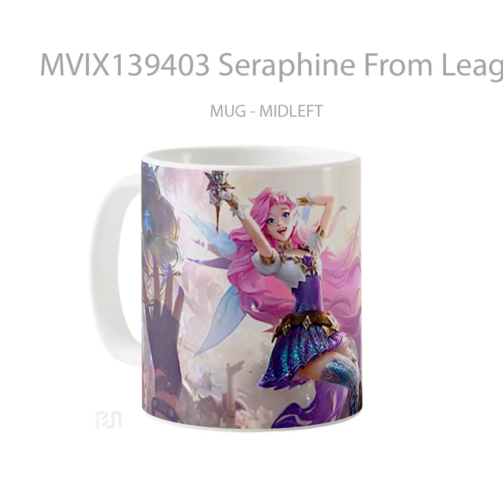 Mug Seraphine From League Of Legends Cangkir Gamer - All-side / Desain
