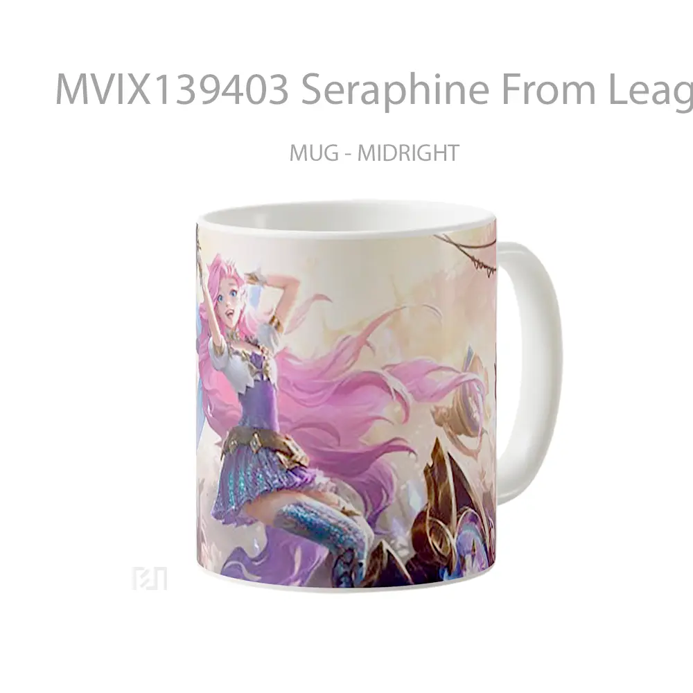 Mug Seraphine From League Of Legends Cangkir Gamer - All-side / Desain