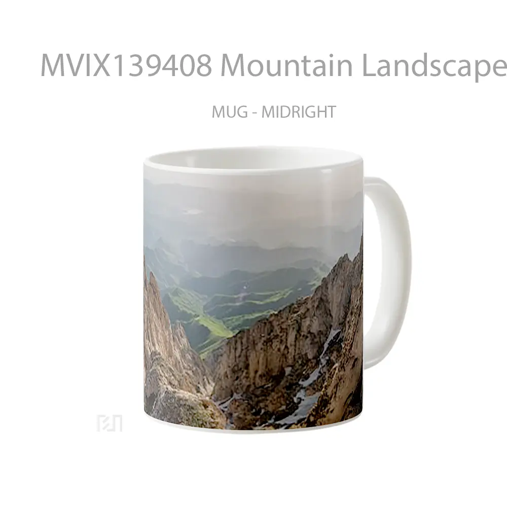 Mug Mountain Landscape Armenia Syunik Gelas Pemandangan Alam - All-side / Desain