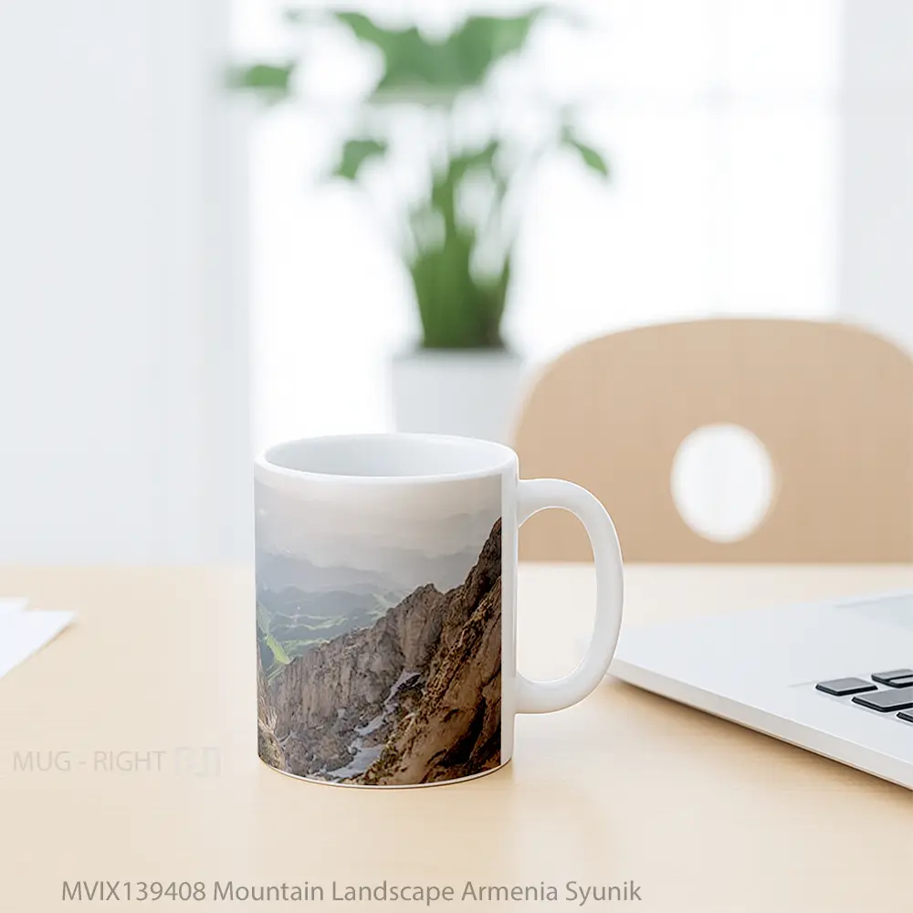 Mug Mountain Landscape Armenia Syunik Gelas Pemandangan Alam - All-side / Desain