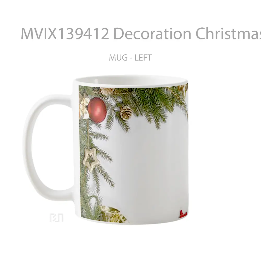 Mug Decoration Christmas Ornaments Gelas Keramik Unik - All-side / Desain