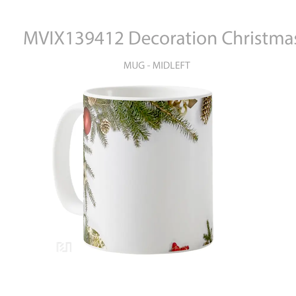 Mug Decoration Christmas Ornaments Gelas Keramik Unik - All-side / Desain
