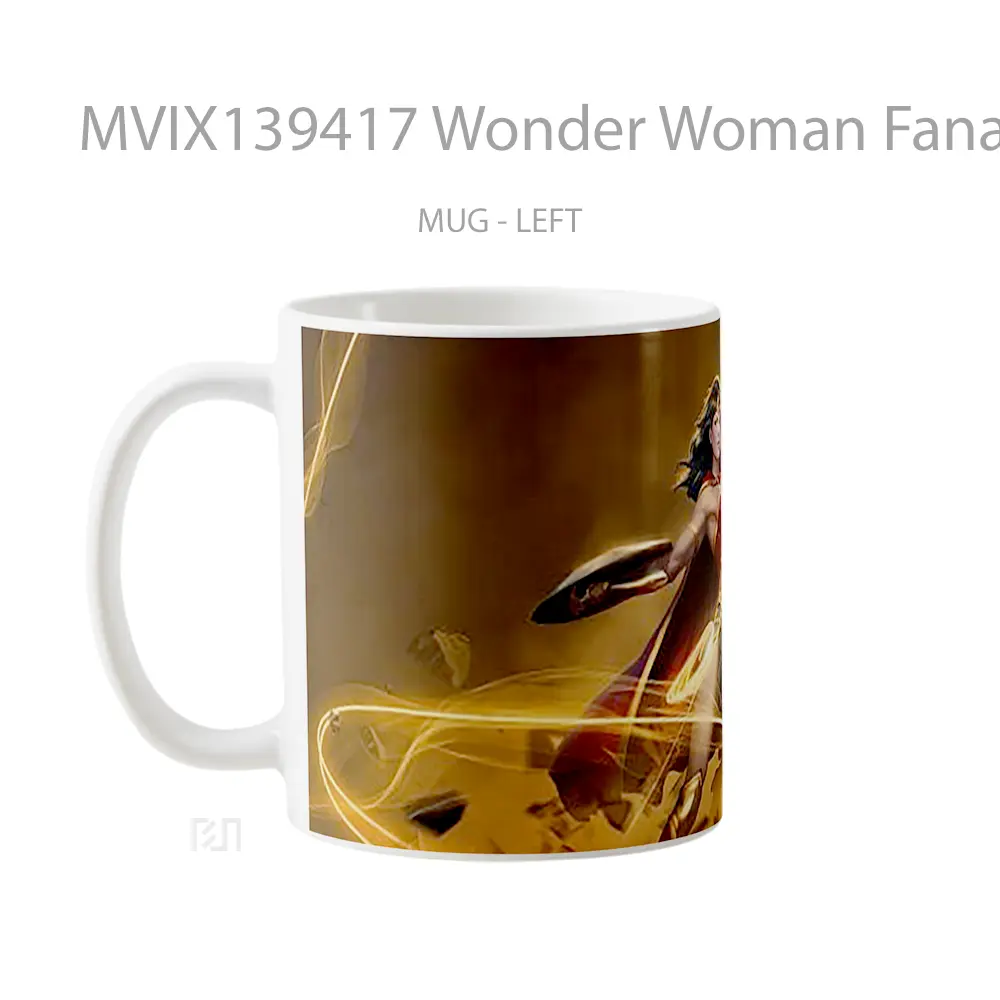 Mug Wonder Woman Fanart 2020 Gelas Superhero - All-side / Desain