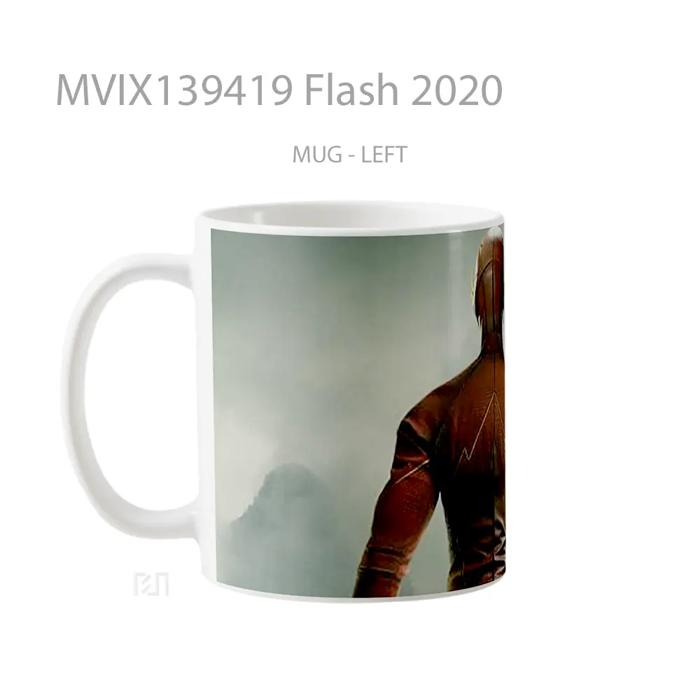 Mug Flash 2020 Gelas Superhero - All-side / Desain