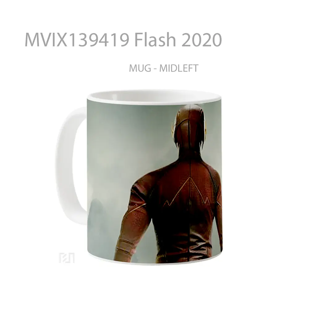 Mug Flash 2020 Gelas Superhero - All-side / Desain