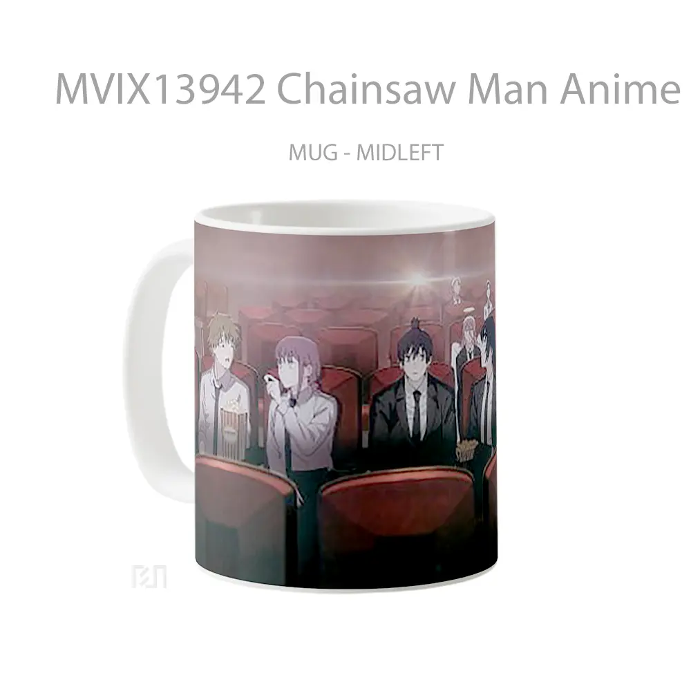 Mug Chainsaw Man Anime Opening Cangkir Anime - All-side / Desain