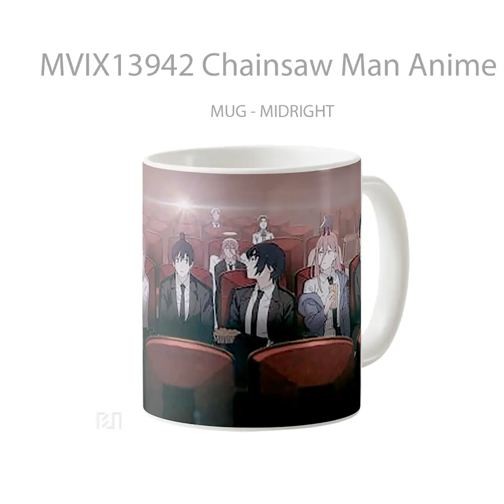 Mug Chainsaw Man Anime Opening Cangkir Anime - All-side / Desain