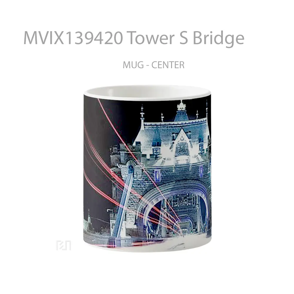 Mug Tower S Bridge Gelas Keramik Unik
