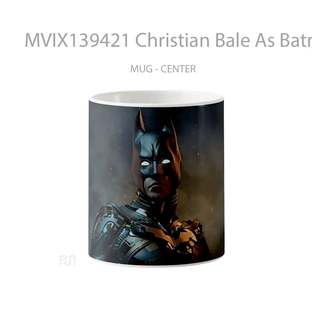 Mug Christian Bale As Batman Gelas Superhero