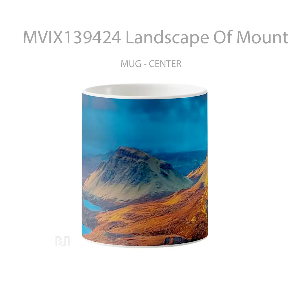 Mug Landscape Of Mountains In Scotland Gelas Pemandangan Alam