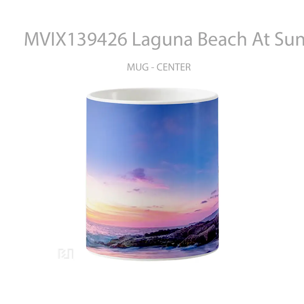 Mug Laguna Beach At Sunset Gelas Pemandangan Alam
