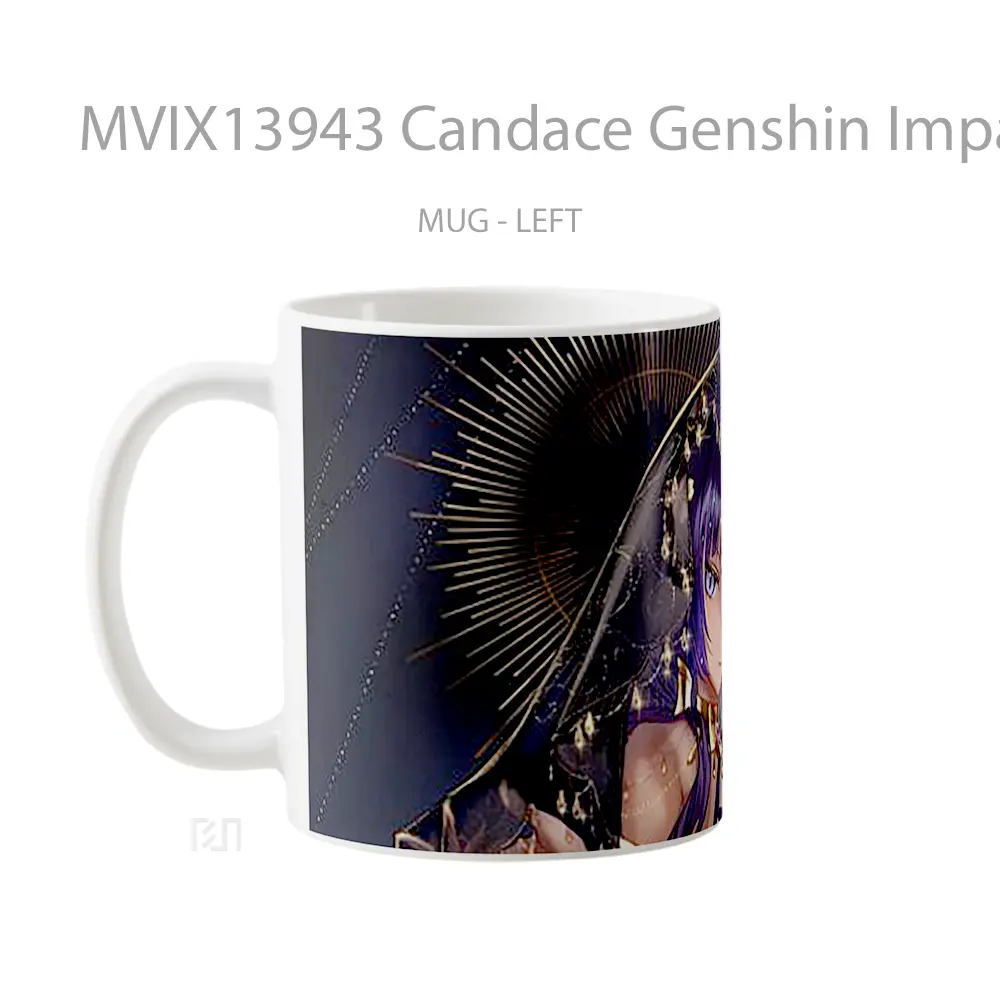 Mug Candace Genshin Impact Cangkir Gamer - All-side / Desain