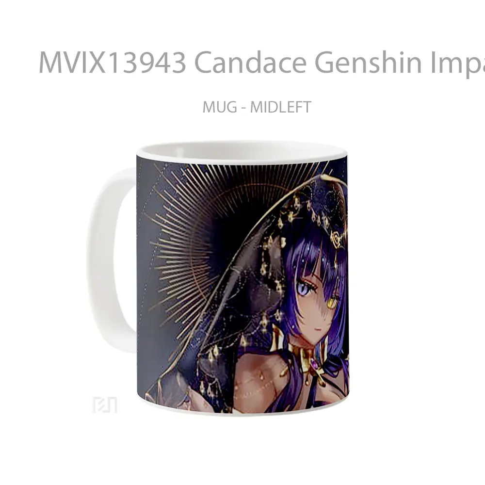 Mug Candace Genshin Impact Cangkir Gamer - All-side / Desain