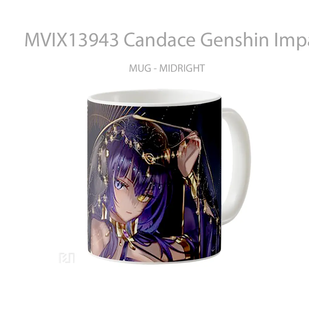 Mug Candace Genshin Impact Cangkir Gamer - All-side / Desain