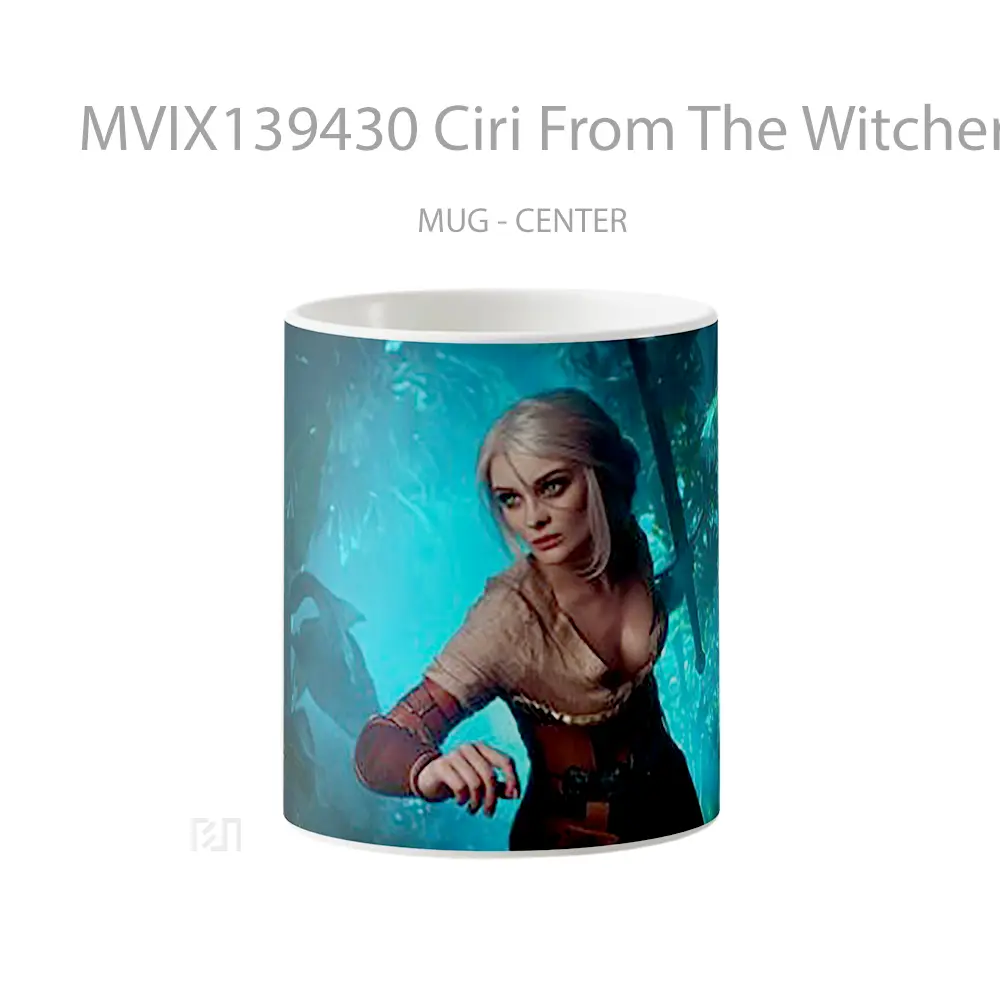 Mug Ciri From The Witcher 3 Gelas Keramik Unik