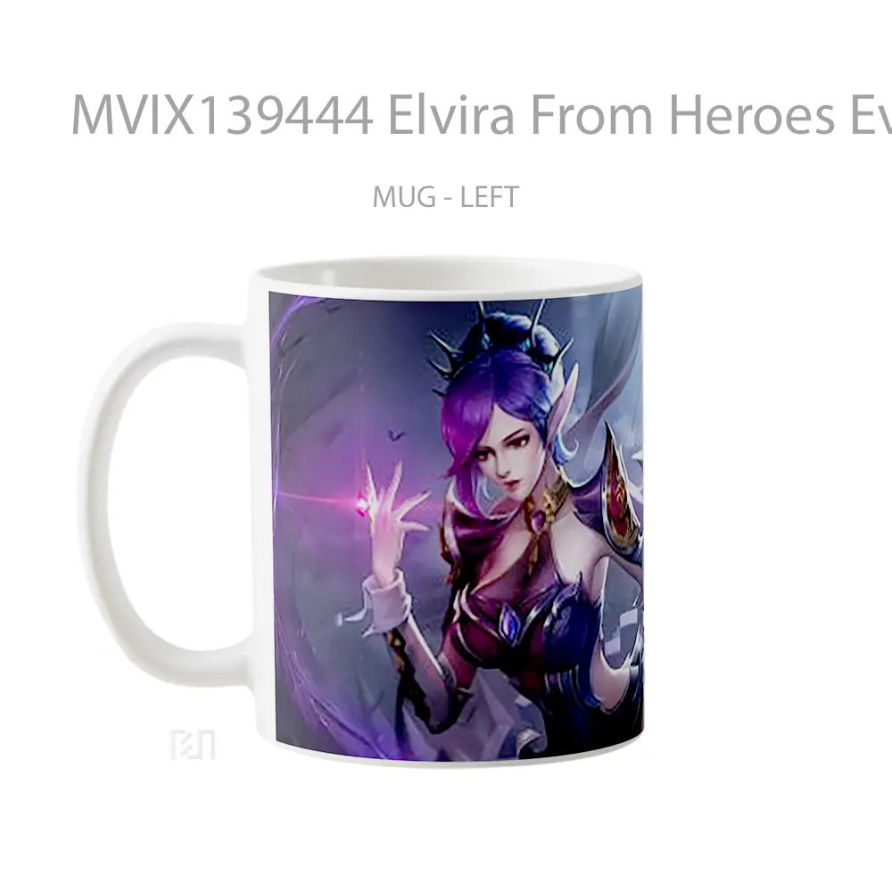 Mug Elvira From Heroes Evolved Gelas Keramik Unik - All-side / Desain