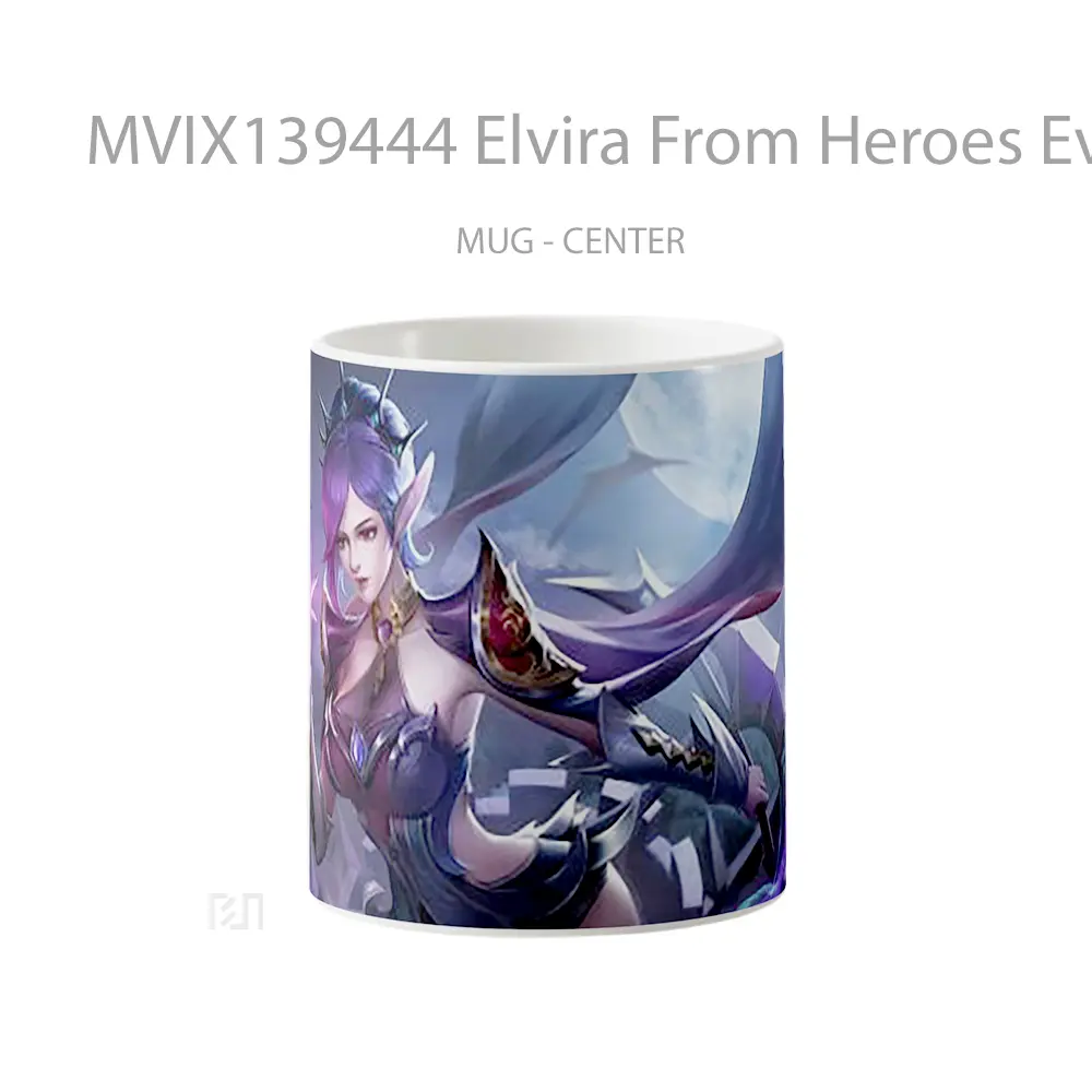 Mug Elvira From Heroes Evolved Gelas Keramik Unik