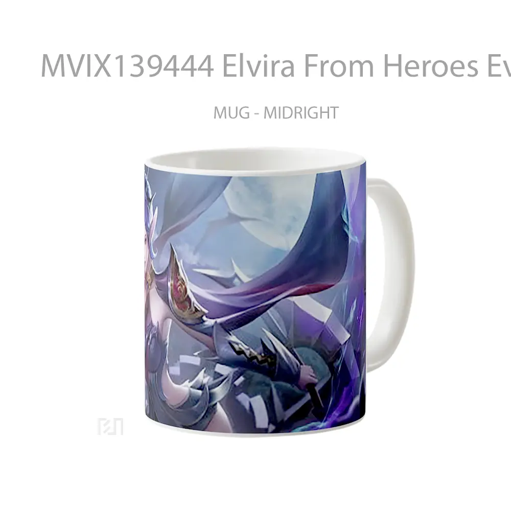 Mug Elvira From Heroes Evolved Gelas Keramik Unik - All-side / Desain