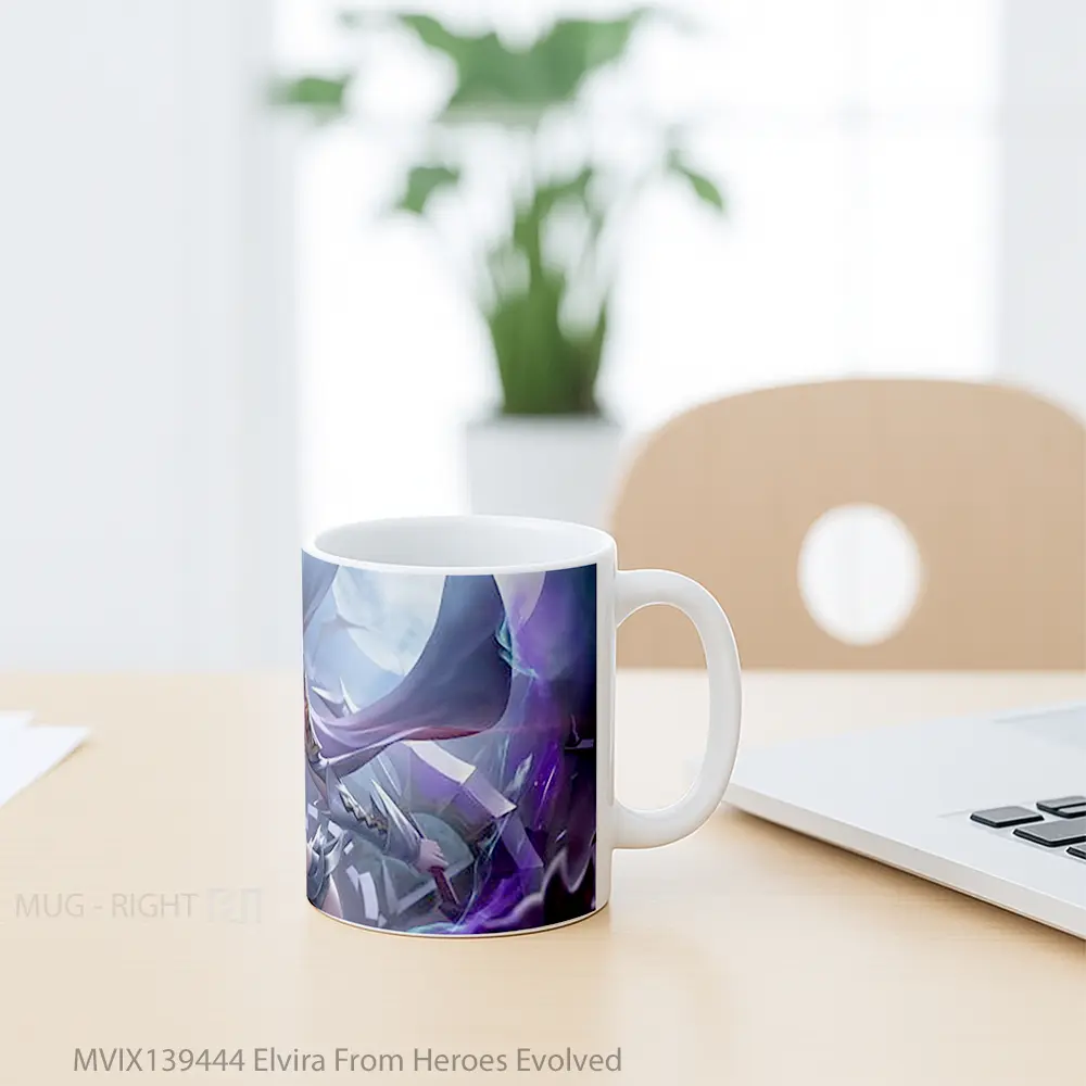 Mug Elvira From Heroes Evolved Gelas Keramik Unik - All-side / Desain