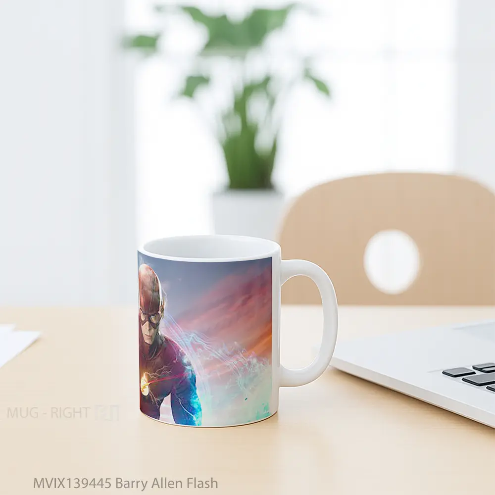 Mug Barry Allen Flash Gelas Superhero - All-side / Desain