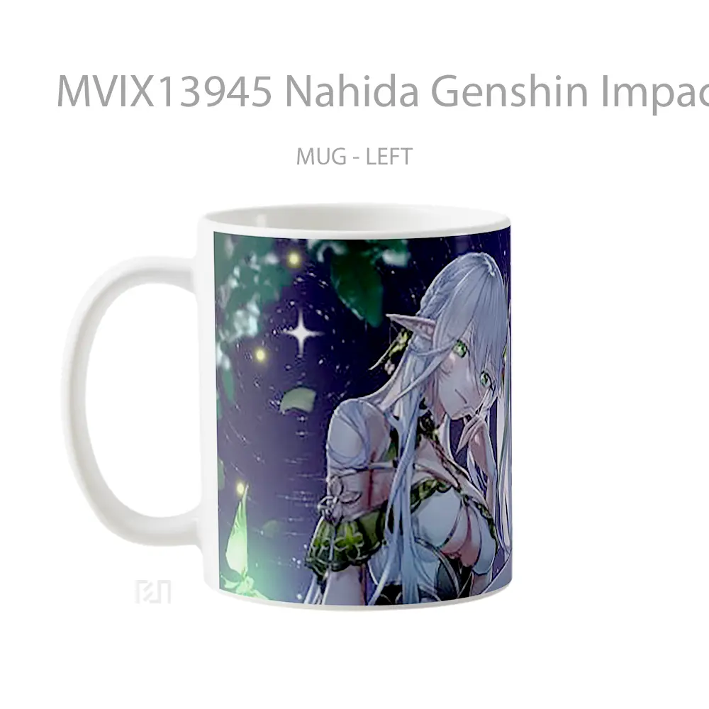 Mug Nahida Genshin Impact Game Cangkir Gamer - All-side / Desain