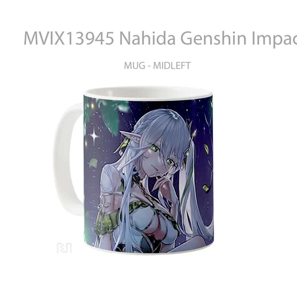 Mug Nahida Genshin Impact Game Cangkir Gamer - All-side / Desain